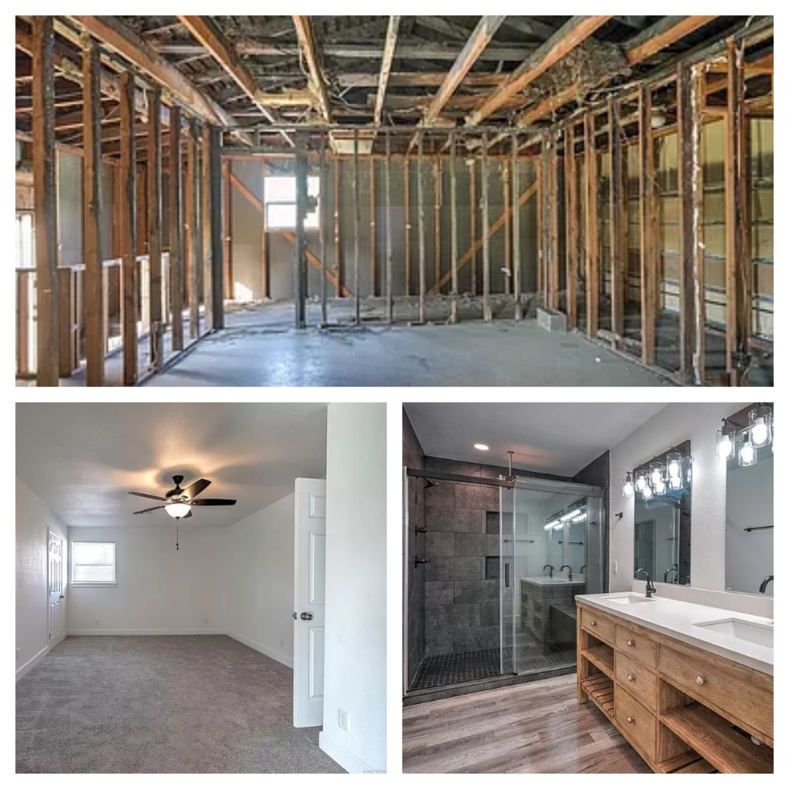 Before and after project collage 4