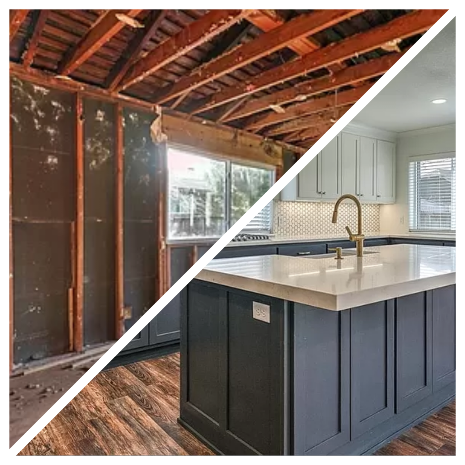 Before and after project collage 5