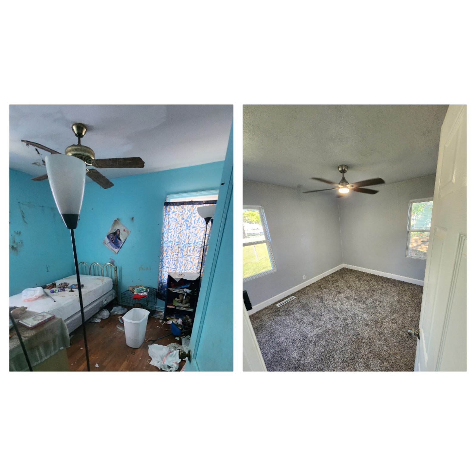 Before and after project collage 28