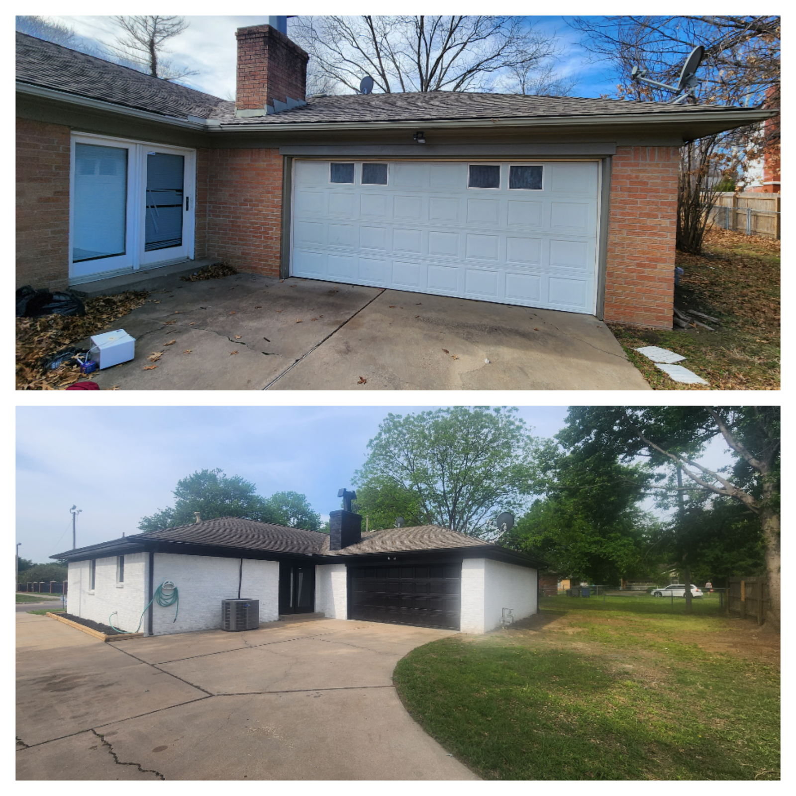 Before and after project collage 37