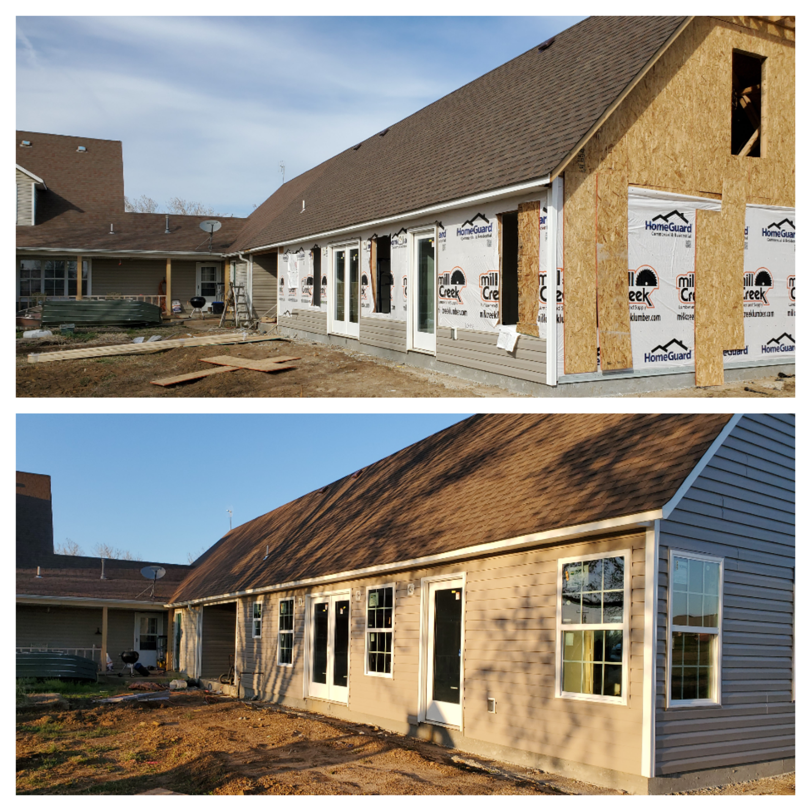 Before and after project collage 38