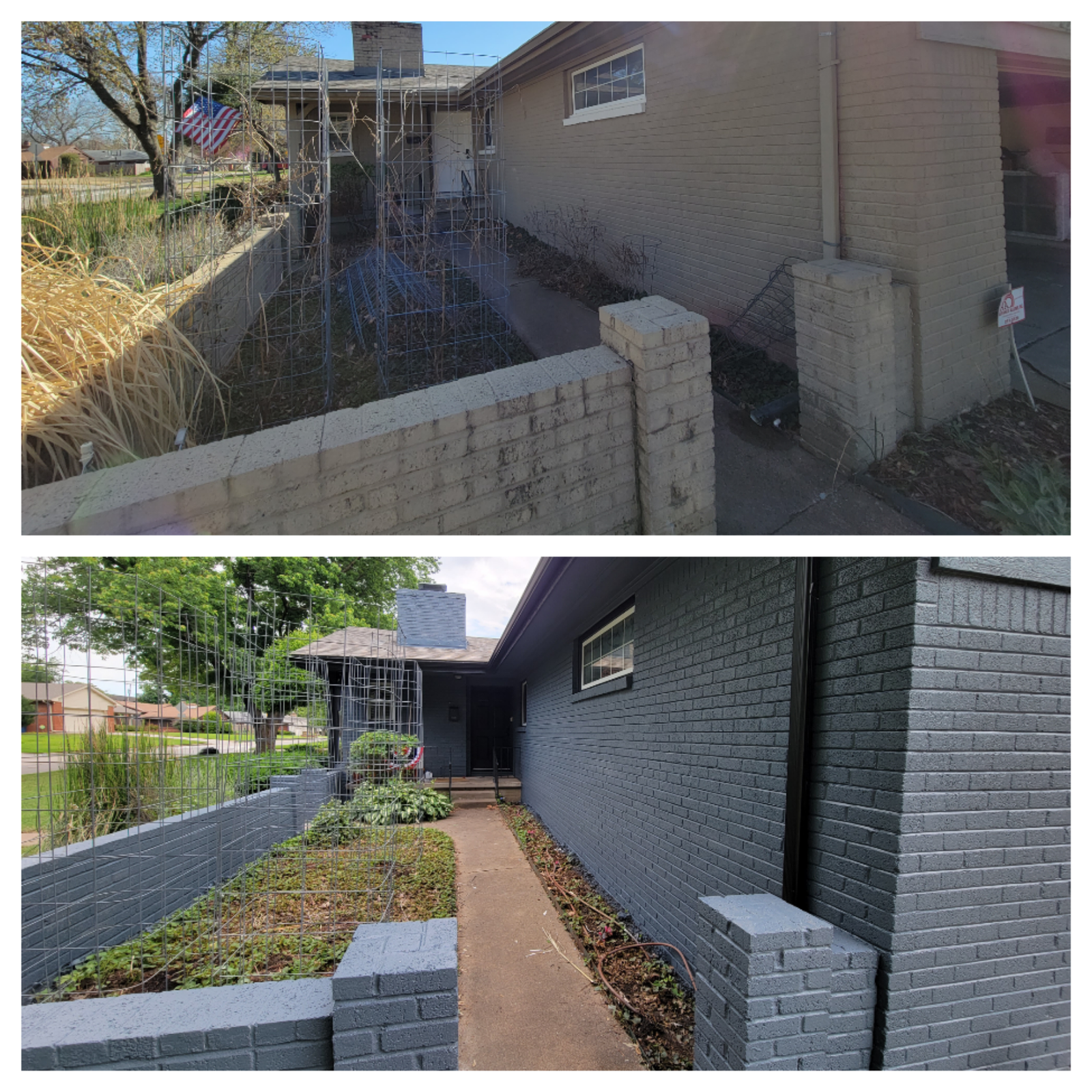 Before and after project collage 40