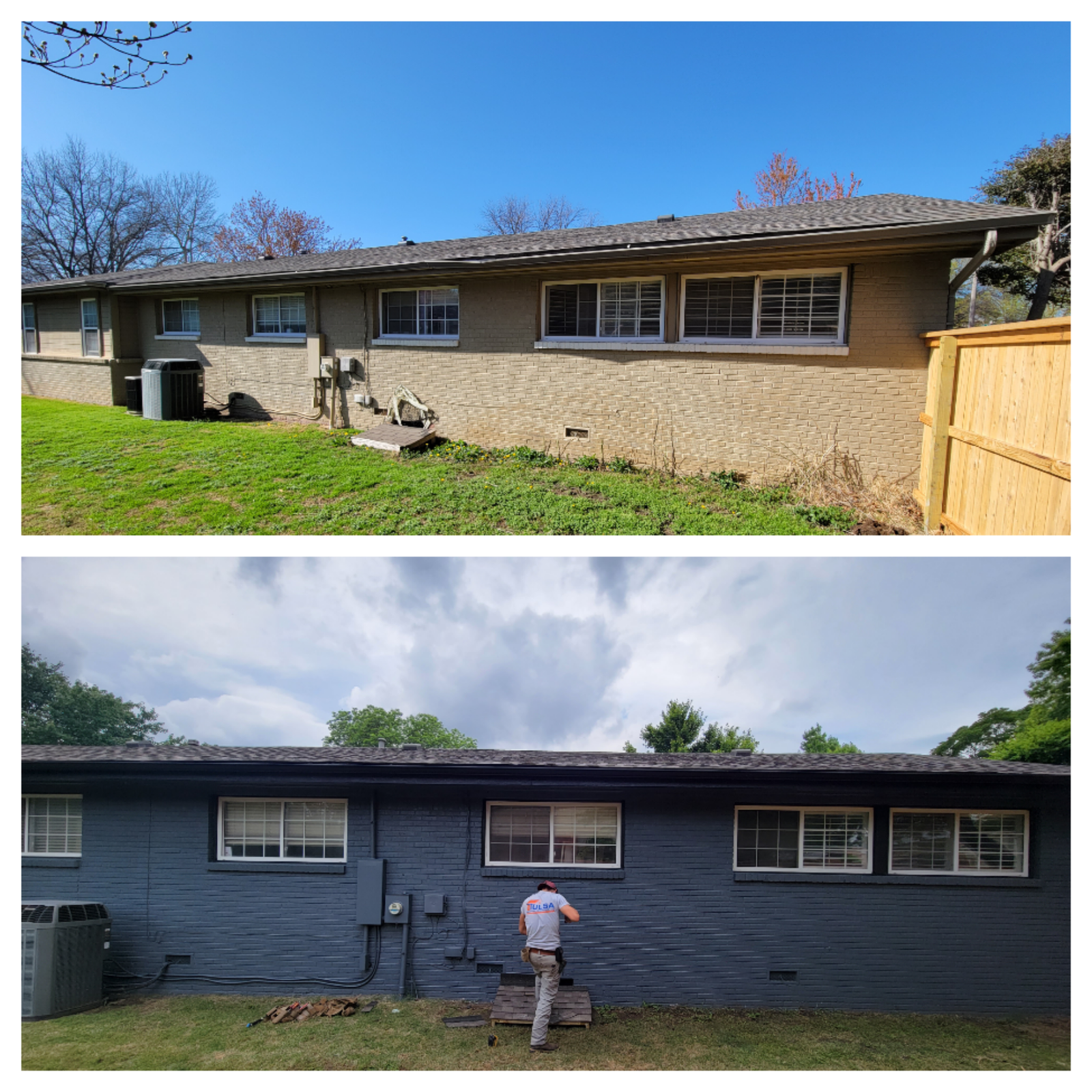 Before and after project collage 41