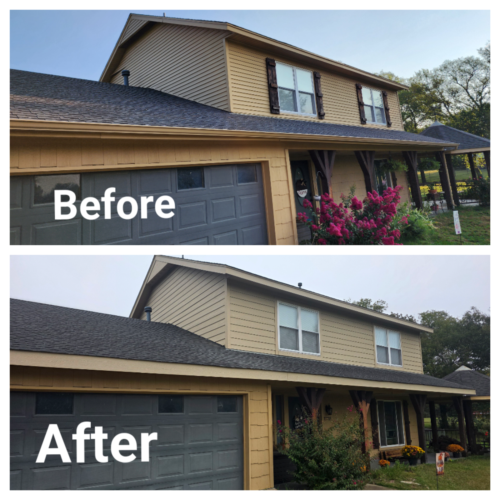 Before and after project collage 47